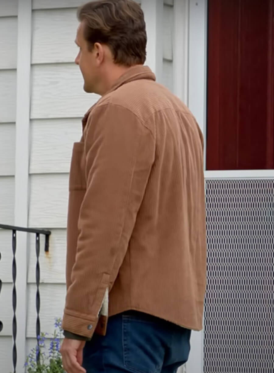 Harpoon Jimmy Inspired Brown Corduroy Leather Jacket - Shrinking Style