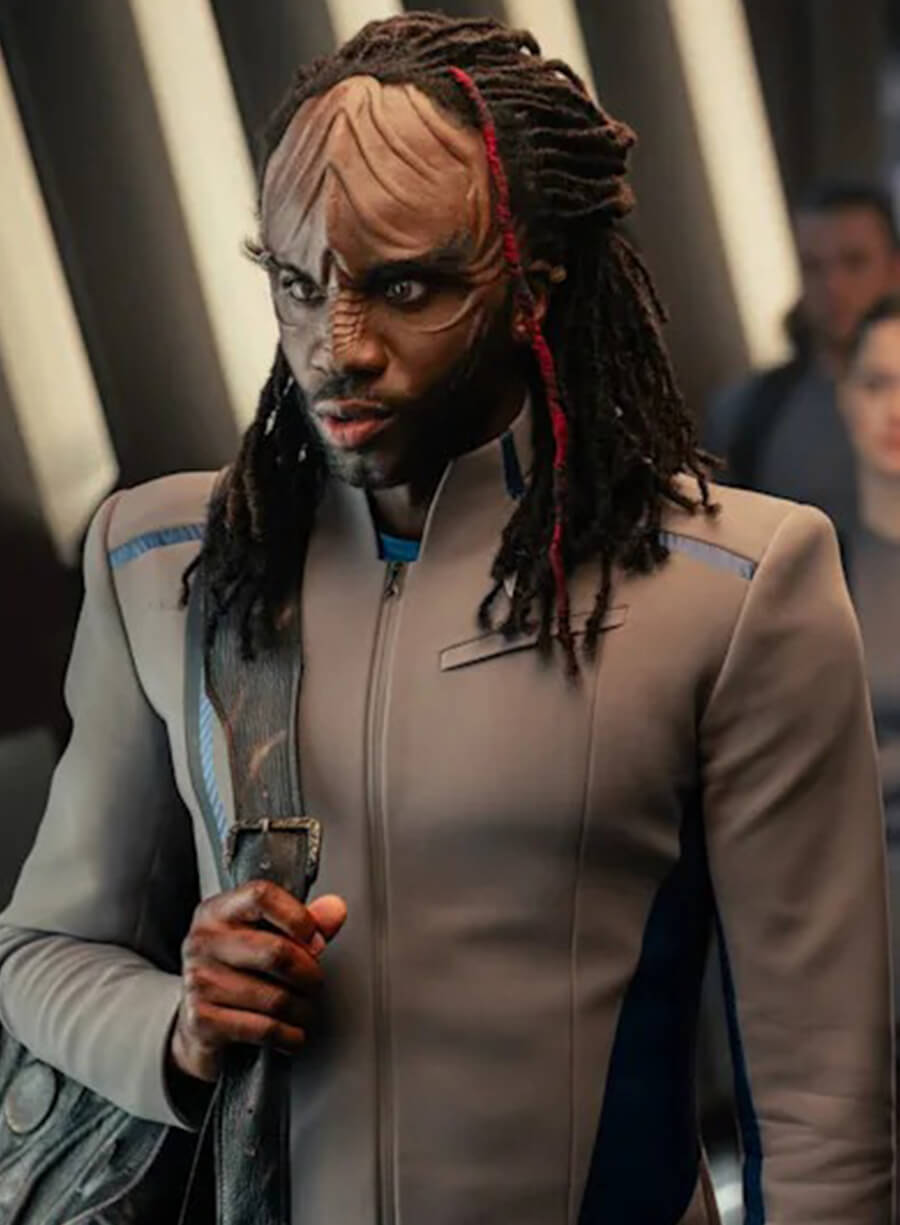 Harpoon Jay-Den Kraag Inspired Grey Costume Jacket - Star Trek: Starfleet Academy Style