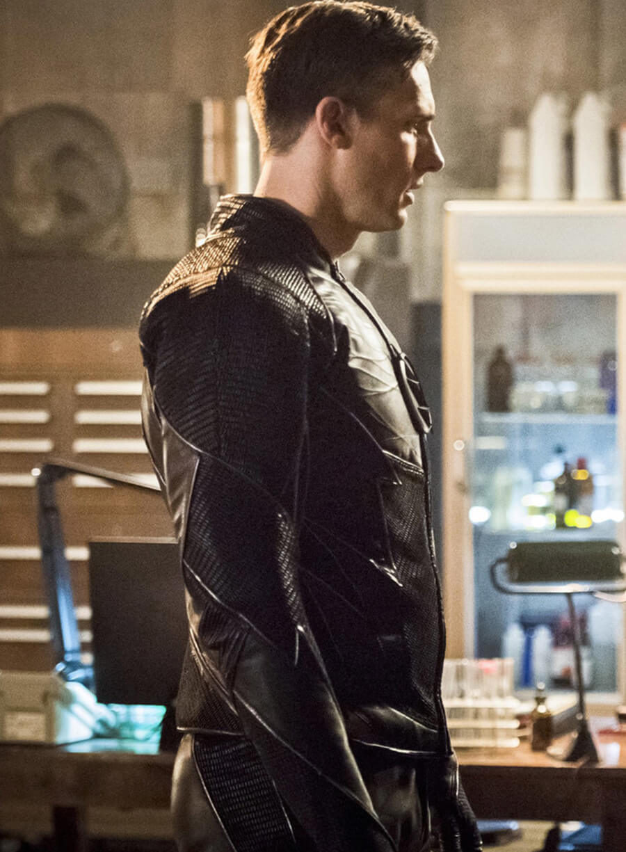 Harpoon Jay Garrick Inspired Black Costume Jacket - The Flash Style