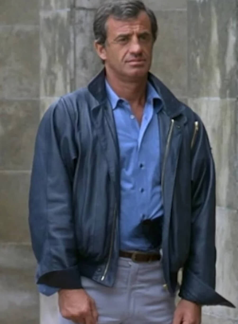 Harpoon Josselin Beaumont Inspired Blue Leather Jacket - The Professional Style