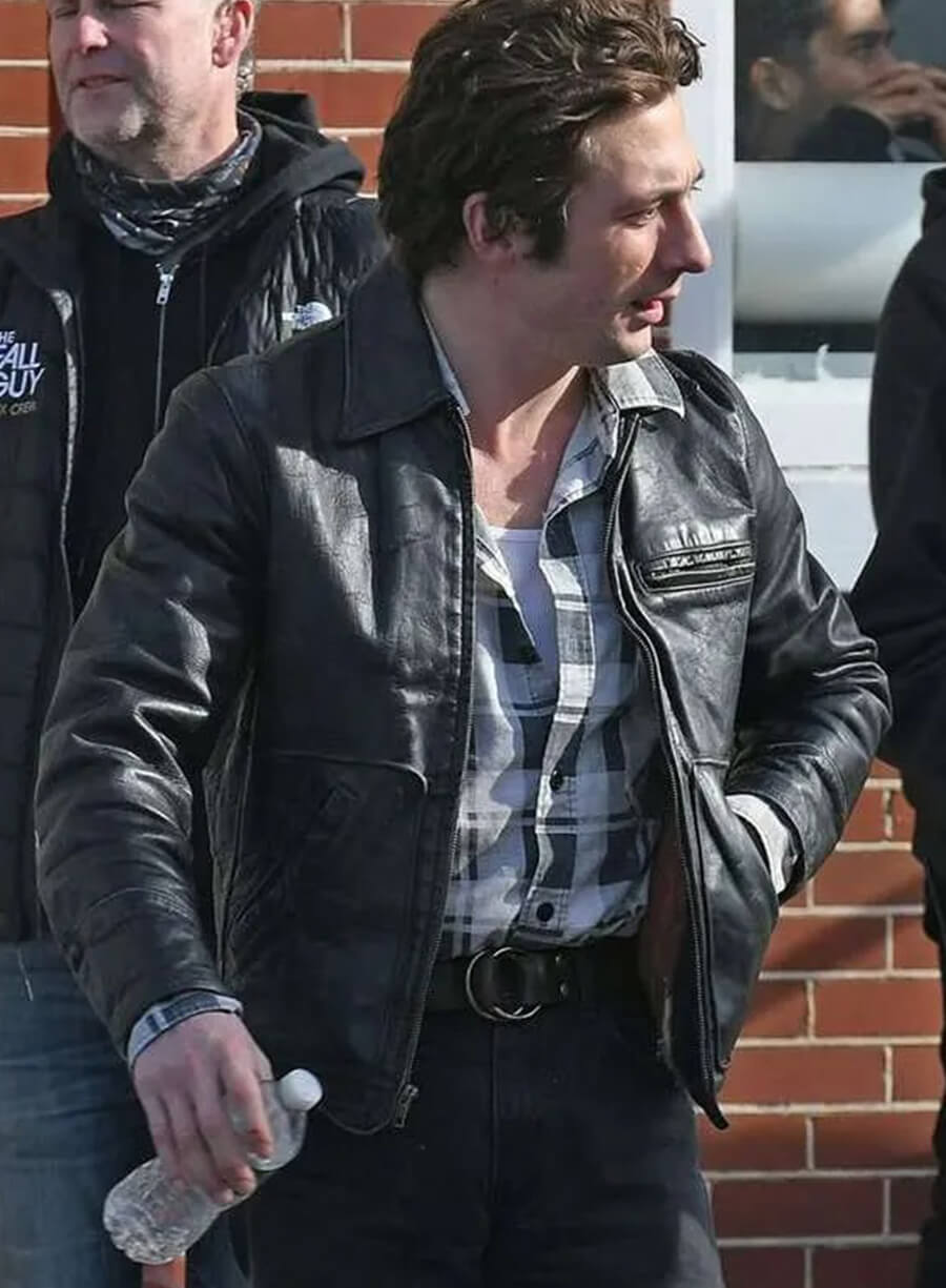 Harpoon Bruce Springsteen Inspired Black Leather Jacket - Springsteen Deliver Me from Nowhere Style
