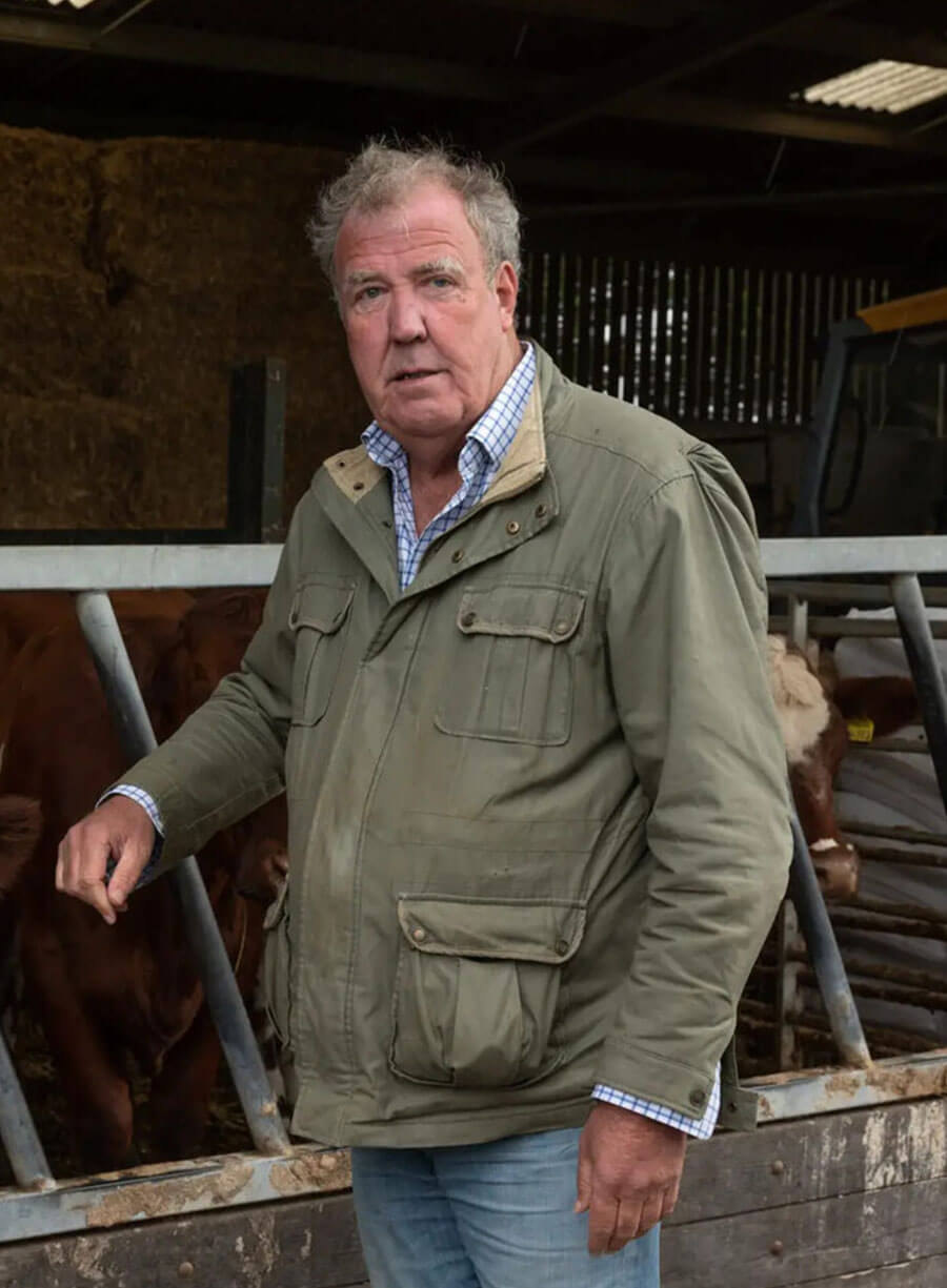 Harpoon Jeremy Clarkson Inspired Green Cotton Jacket - Clarkson's Farm Tv Series Style