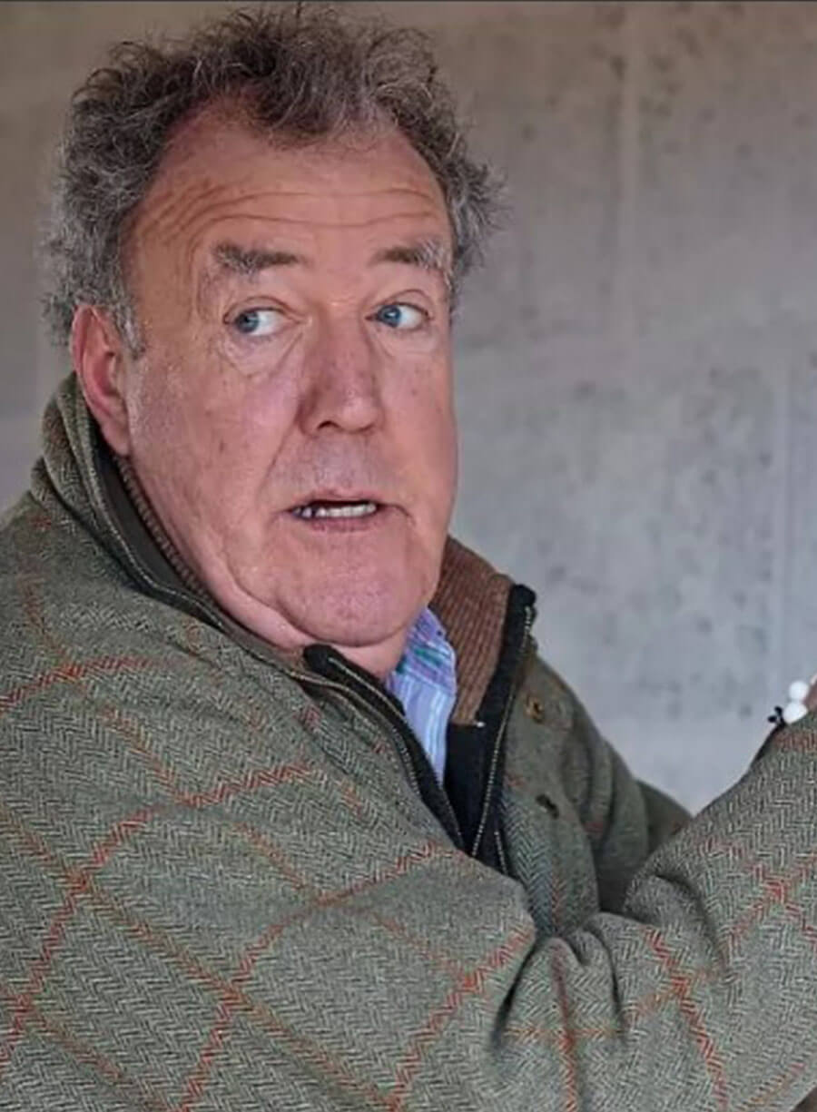 Harpoon Jeremy Clarkson Inspired Multicolor Wool Fabric Coat - Clarkson's Farm Tv Series Style