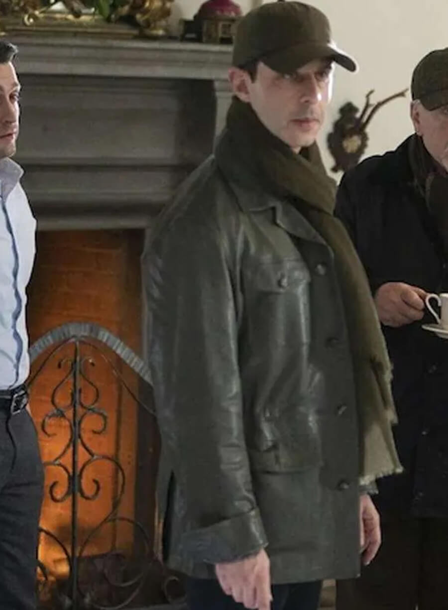Harpoon DC Rose Dickson Inspired Green Leather Jacket - Succession S04 Style