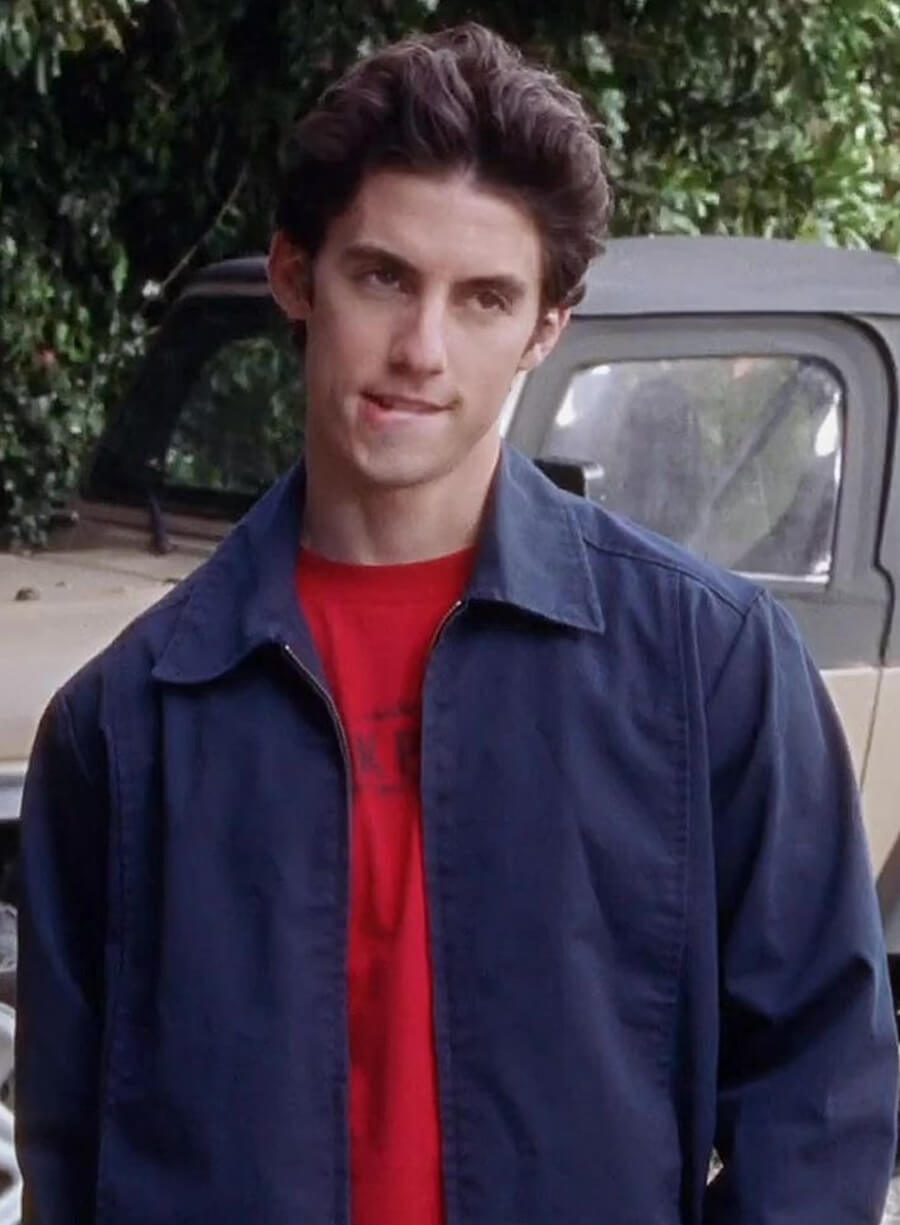 Harpoon Jess Mariano Inspired Blue Cotton Jacket - Gilmore Girls Style