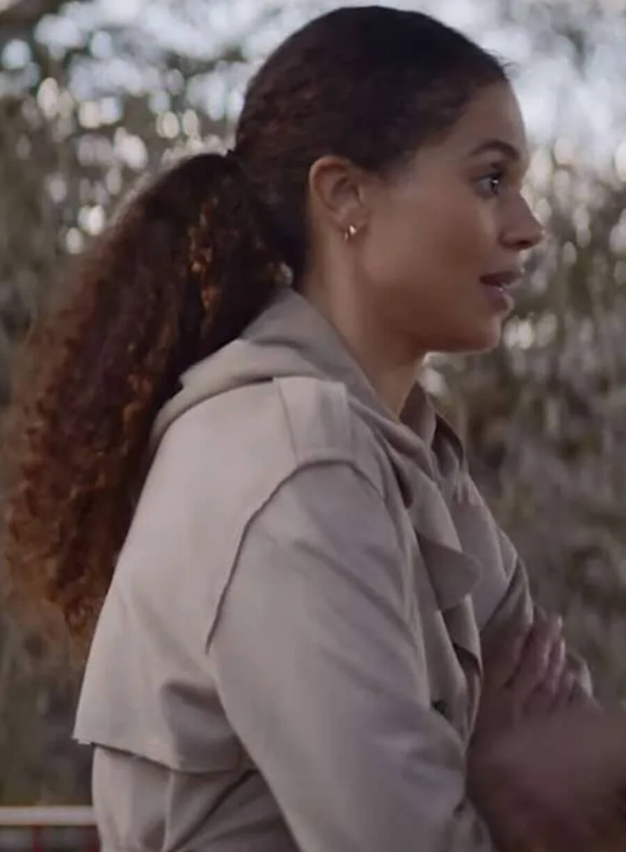 Harpoon Stacey Embalo Inspired Beige Coat - Missing You 2025 Style