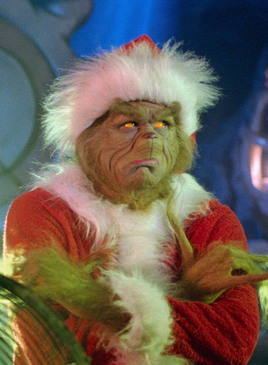 Harpoon Grinch Inspired Red Fleece Fabric Coat - How the Grinch Stole Christmas Style