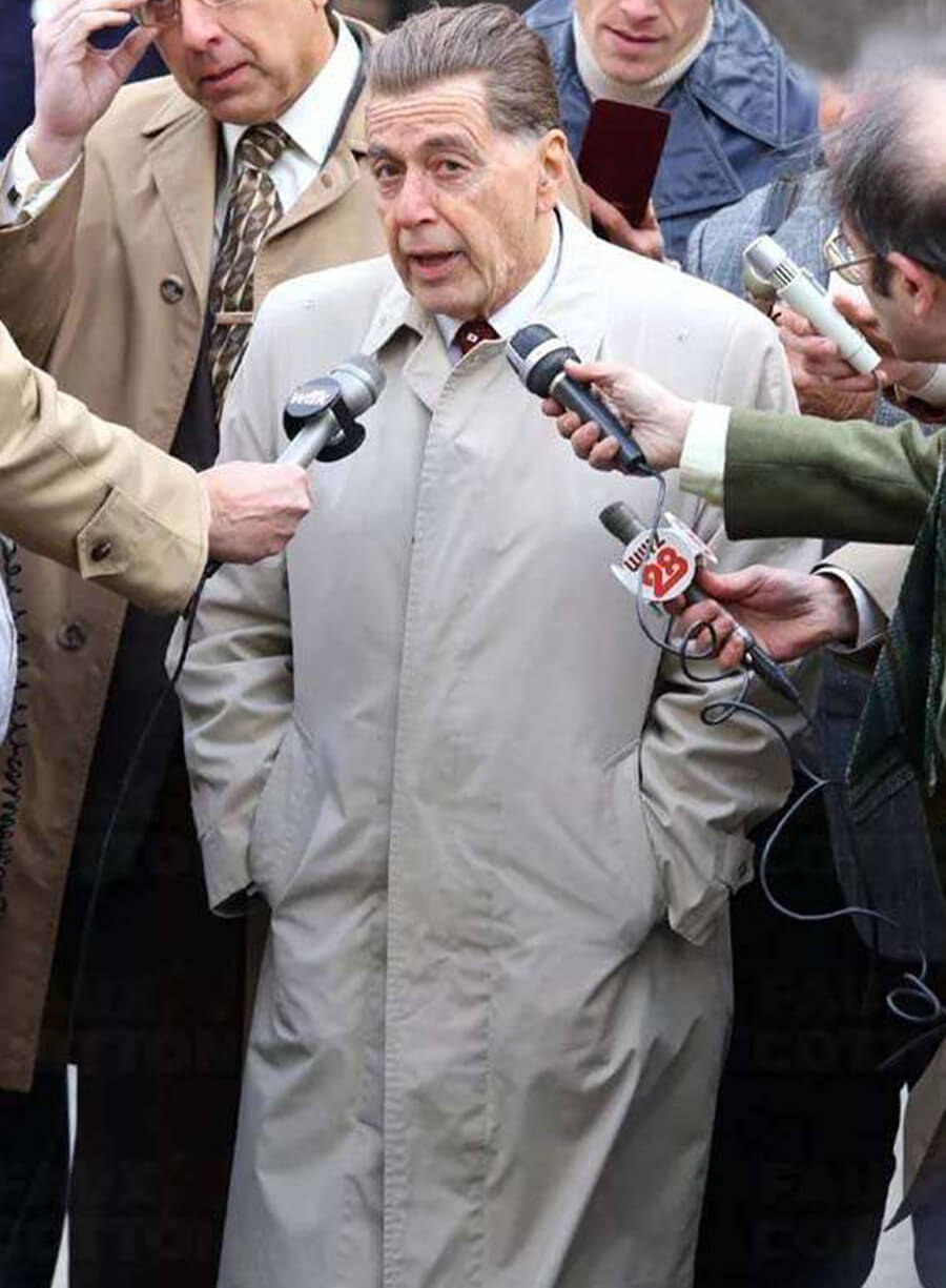 Harpoon Jimmy Hoffa Inspired White Coat - The Irishman Style