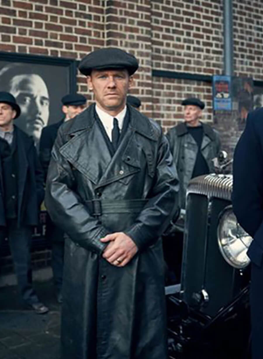 Harpoon Jimmy McCavern Inspired Black Coat - Peaky Blinders Style