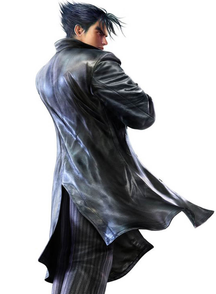 Harpoon Jin Kazama Inspired Black Coat - Tekken 6 Style