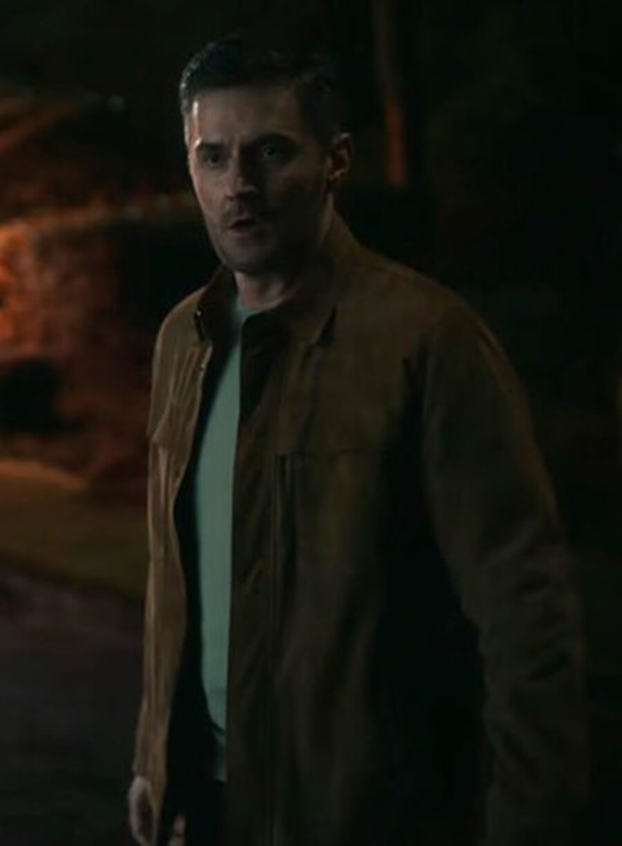 Harpoon Joe Burkett Inspired Brown Leather Jacket - Fool Me Once 2024 Style