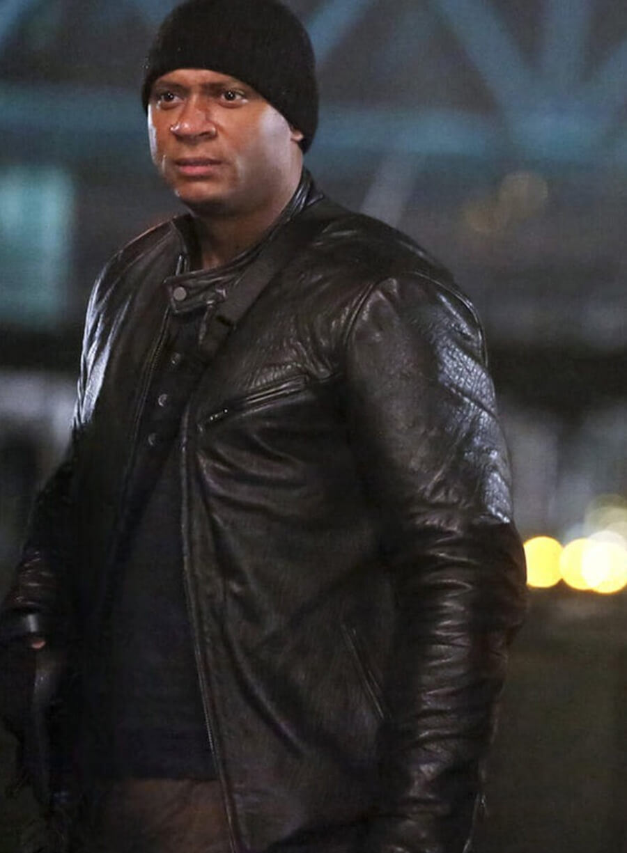 Harpoon John Diggle Inspired Black Leather Jacket - The Flash Style