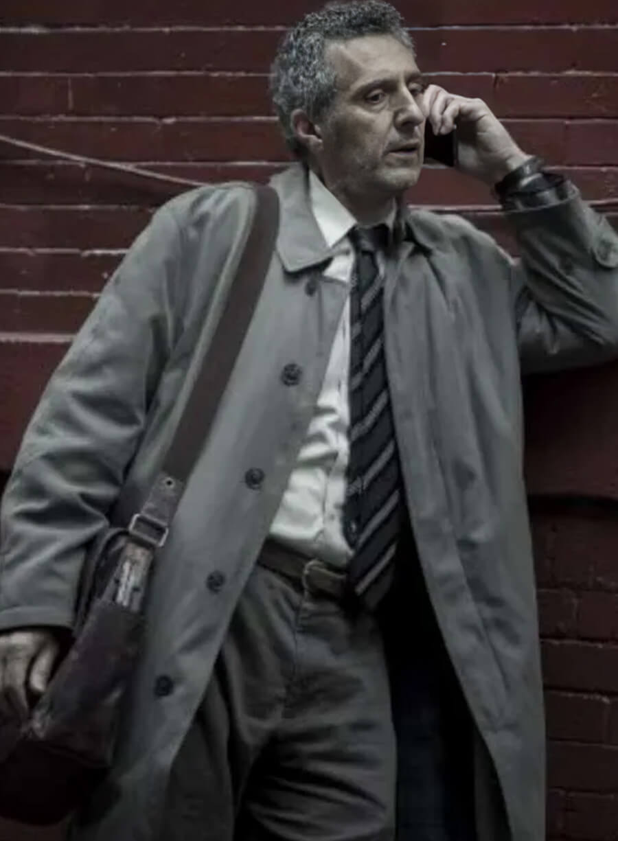 Harpoon Mark Meachum Inspired Grey Coat - Severance 2022 Style