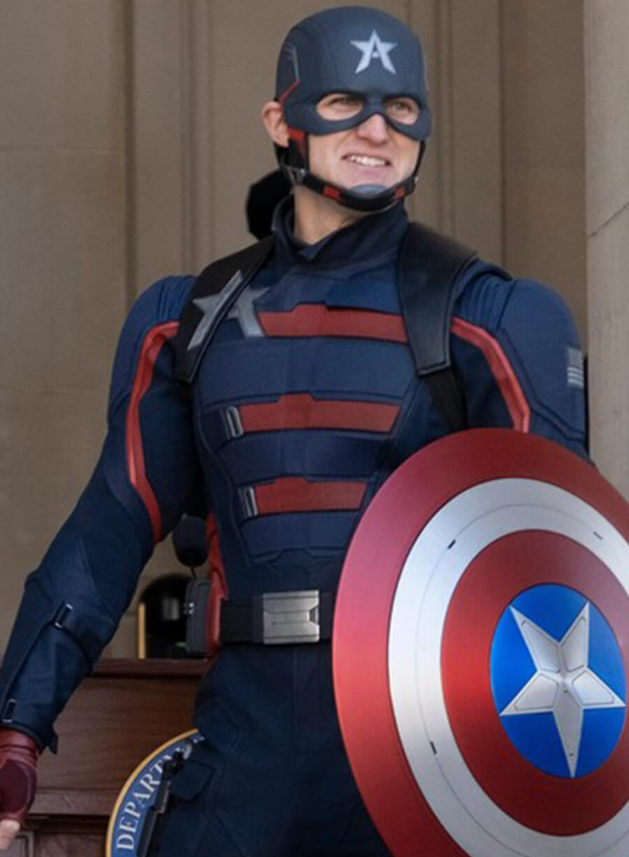 Harpoon John Walker Inspired Blue & Red Costume Jacket - The Falcon and the Winter Soldier Style