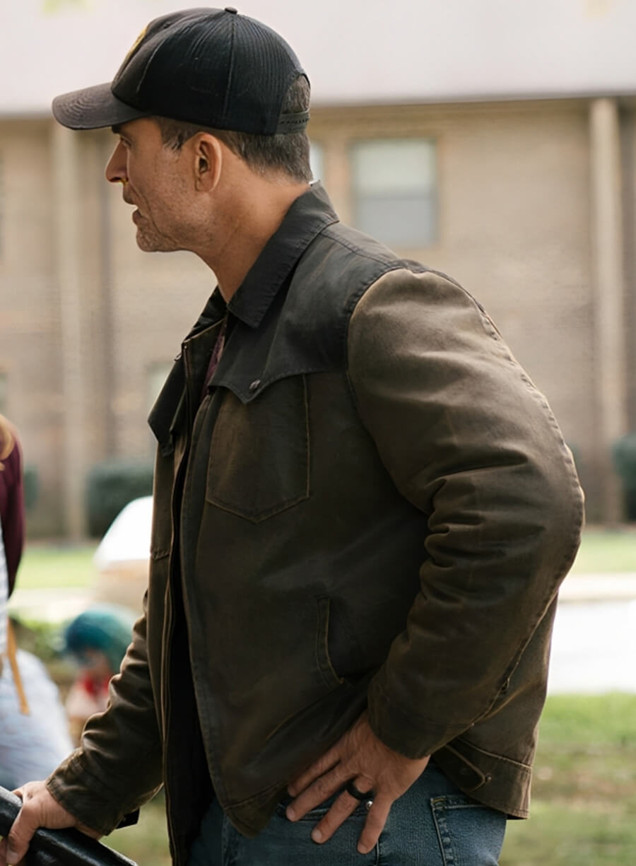 Harpoon Justin Wise Inspired Brown Leather Jacket - Blue Ridge Style