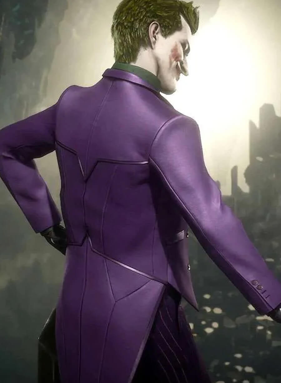 Harpoon Joker Inspired Purple Coat - Mortal Kombat 11 Style