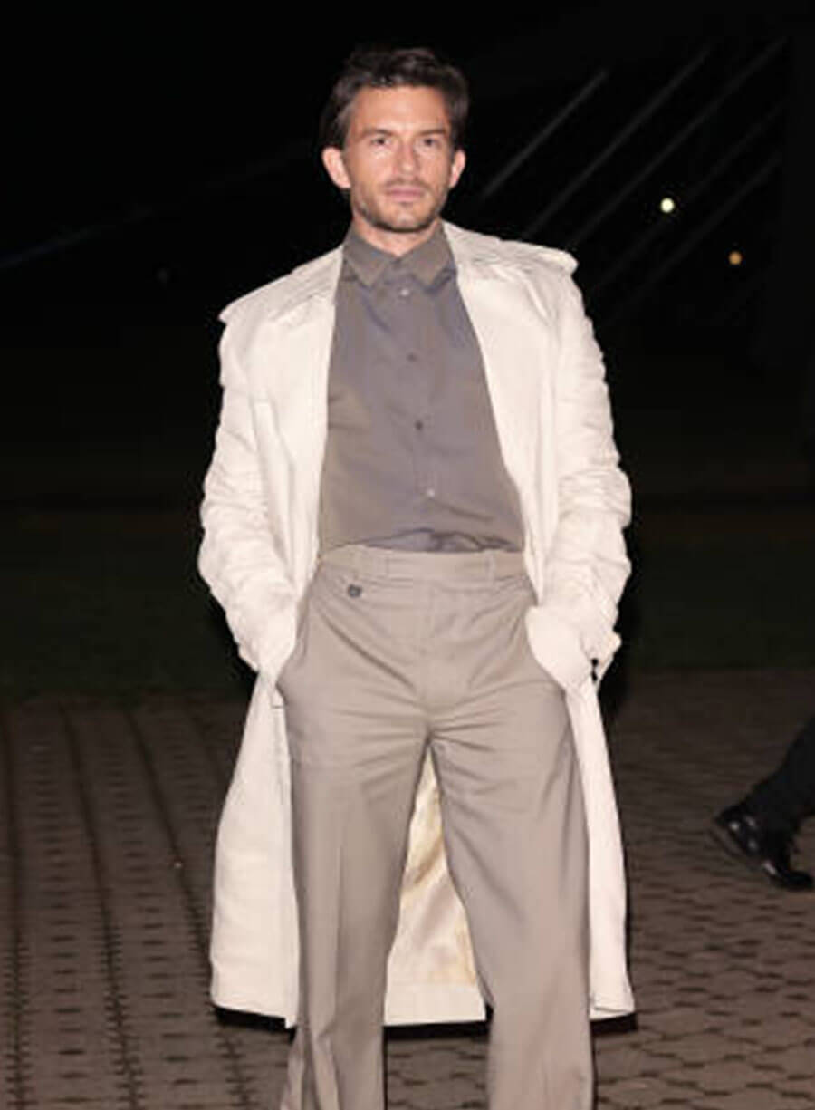 Harpoon Jonathan Bailey Celebrity Sightings Inspired White Coat