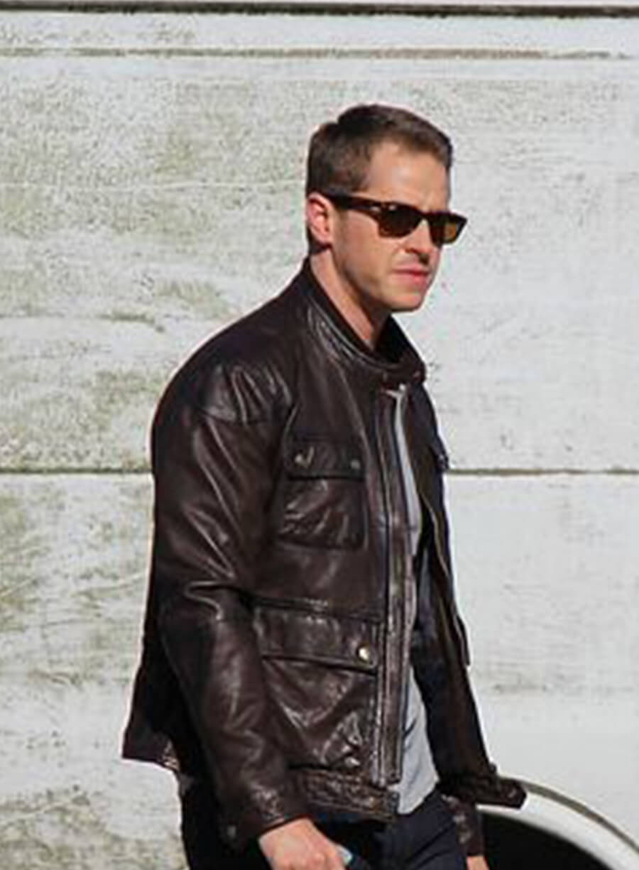 Harpoon Josh Dallas Inspired Brown Real Leather Leather Jacket