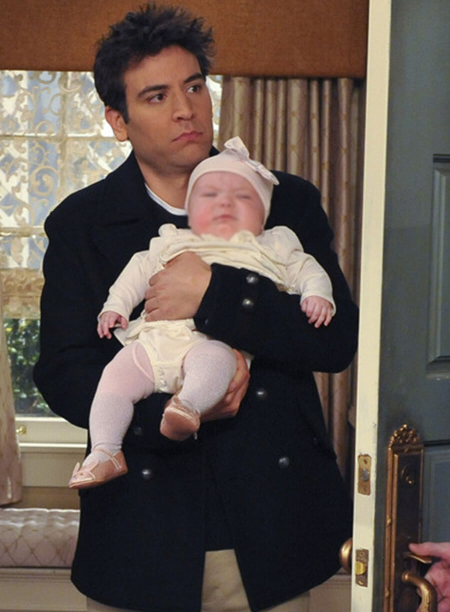 Harpoon Ted Mosby Inspired Black Wool Jacket - How I met Your Mother S06 Style