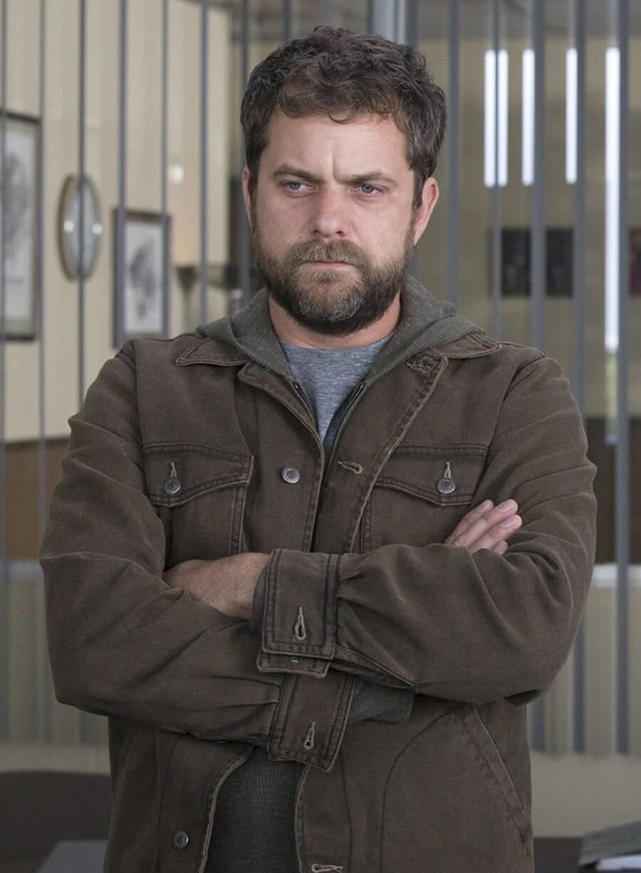 Harpoon Joshua Jackson Inspired Brown Cotton Fabric Cotton Jacket - The Affair Tv Series Style