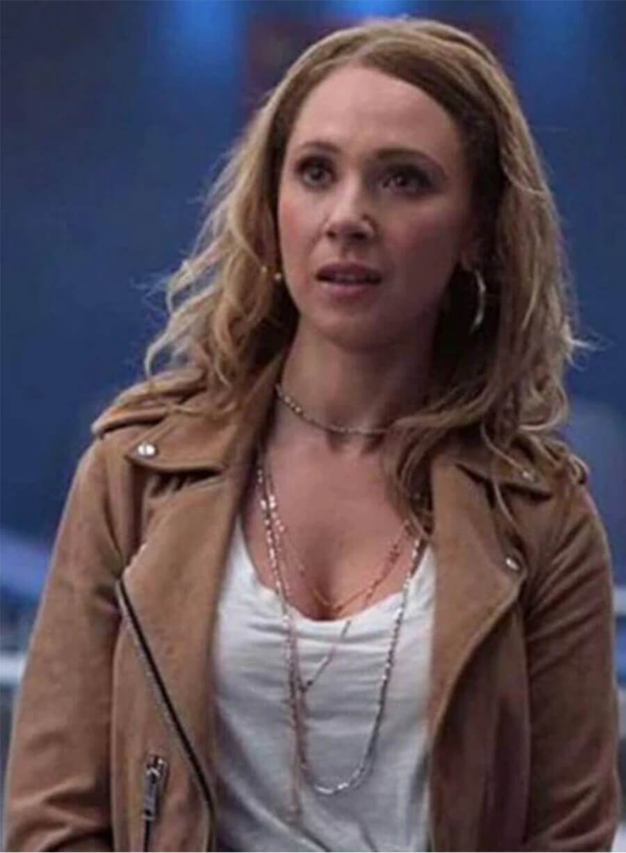 Harpoon Keely Jones Inspired Brown Leather Jacket - Ted Lasso Style