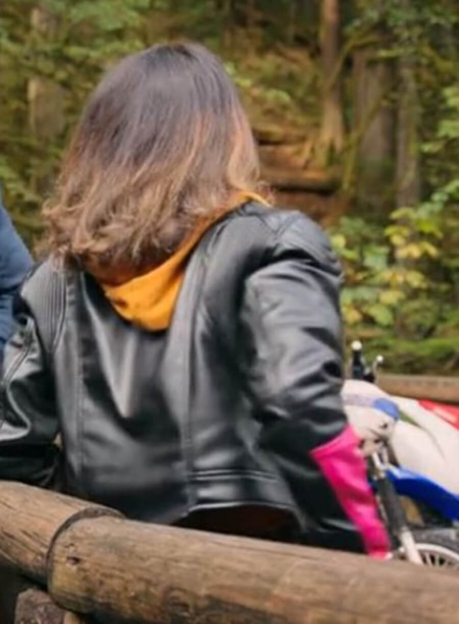Harpoon Kaia Bryant Inspired Black Leather Jacket - Virgin River S05 Style