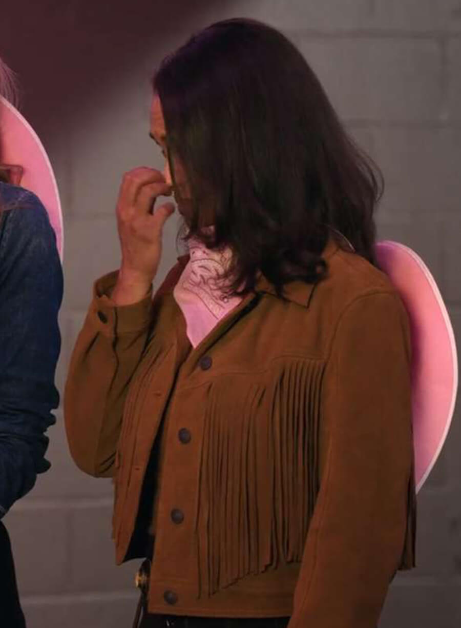 Harpoon Kaia Bryant Inspired Brown Suede Leather Leather Jacket - Virgin River S06 Style