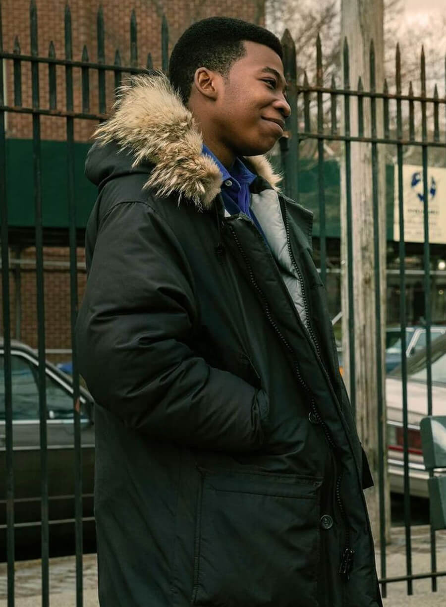 Harpoon Kanan Stark Inspired Black Hooded Jacket - Power Book Iii: Raising Kanan Style
