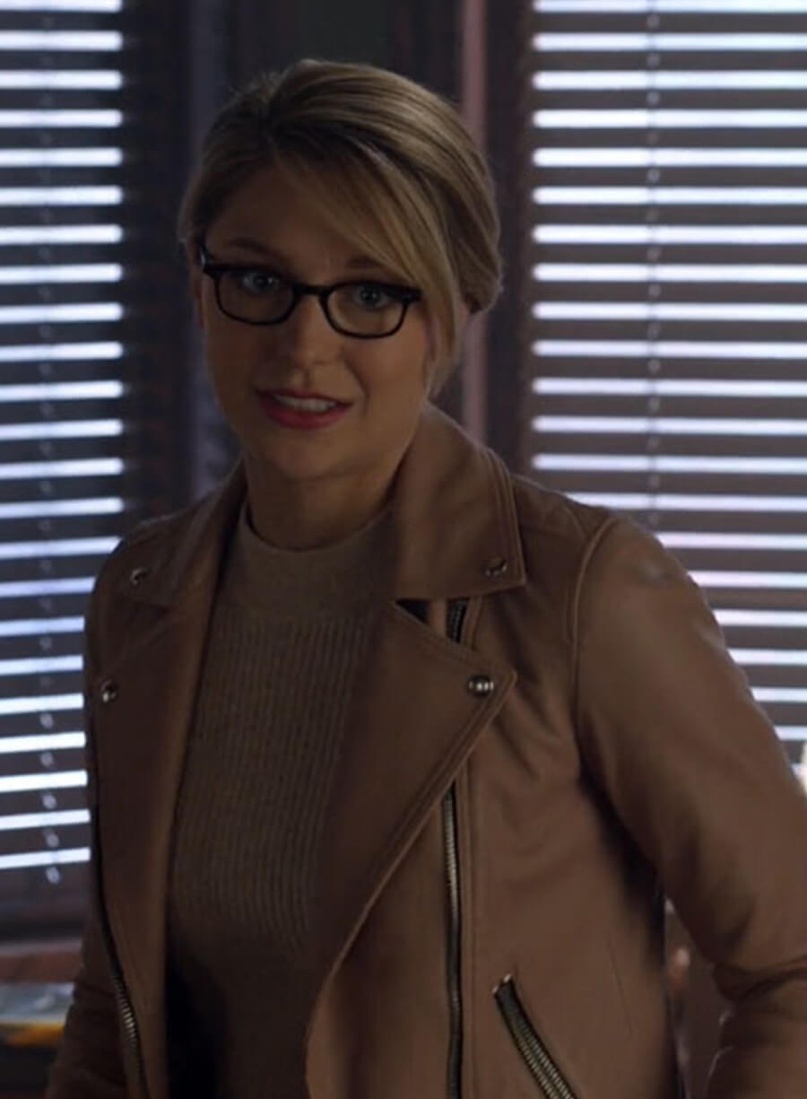 Harpoon Kara Danvers Inspired Pink Leather Jacket - Supergirl Style