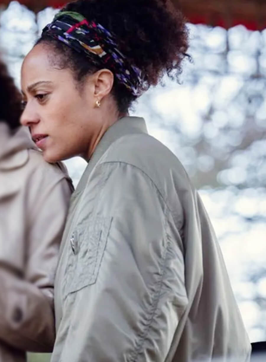 Harpoon Kat Donovan Inspired Grey Bomber Jacket - Missing You 2025 Style