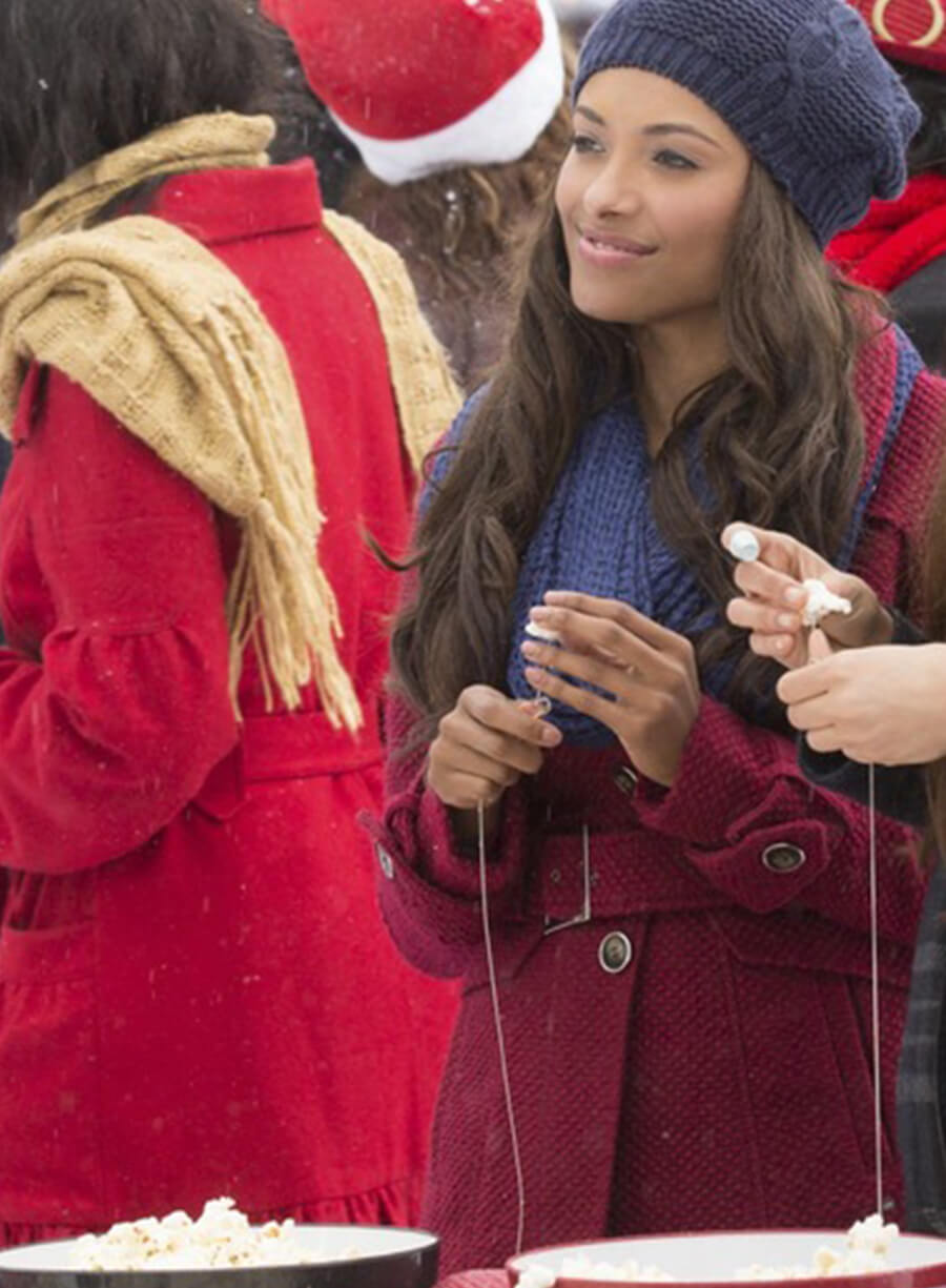 Harpoon Bonnie Bennett Inspired Burgundy Leather Jacket - The Vampire Diaries S06 Style