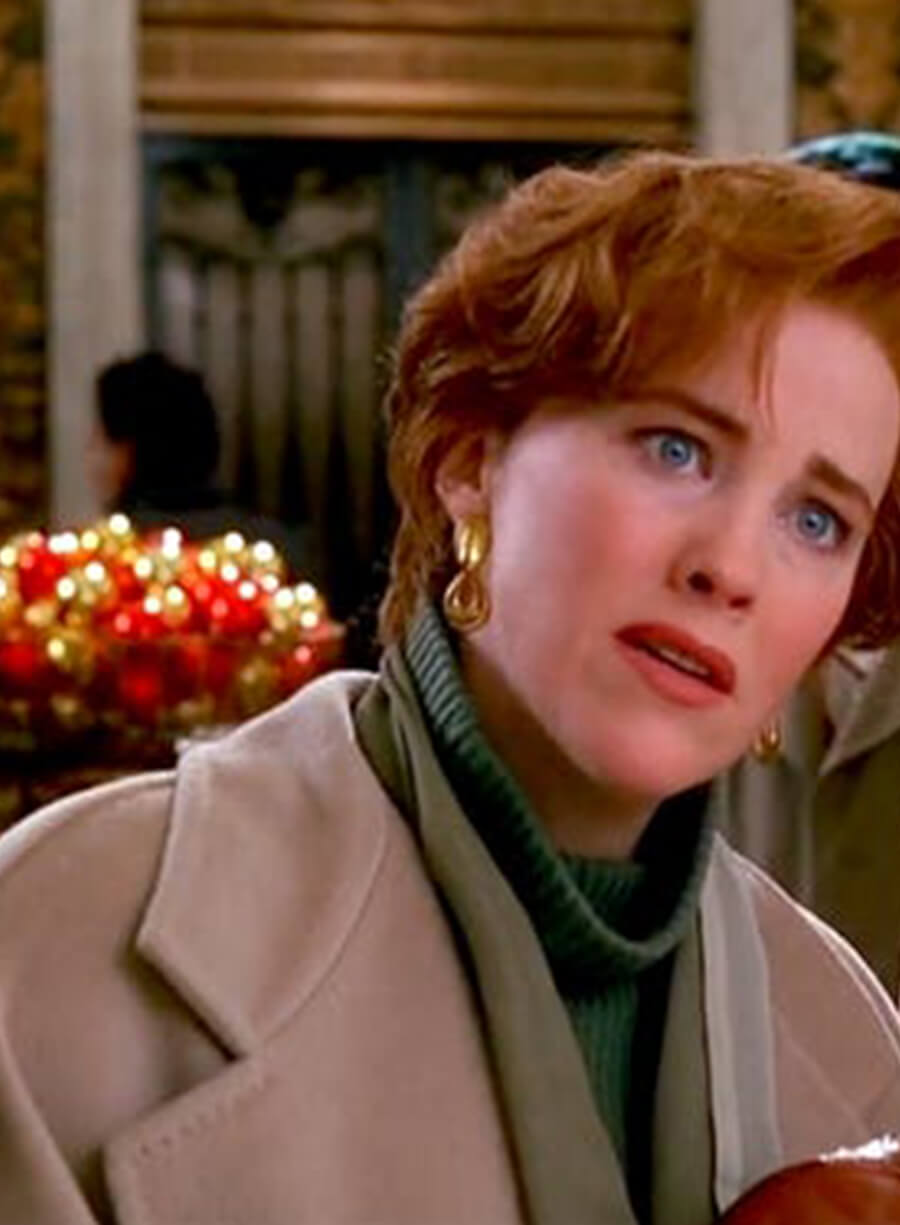 Harpoon Kate McCallister Inspired White Coat - Home Alone Style