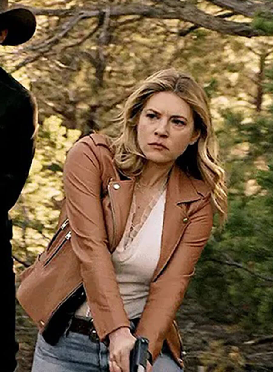 Harpoon Jenny Hoyt Inspired Brown Leather Jacket - Big Sky Style