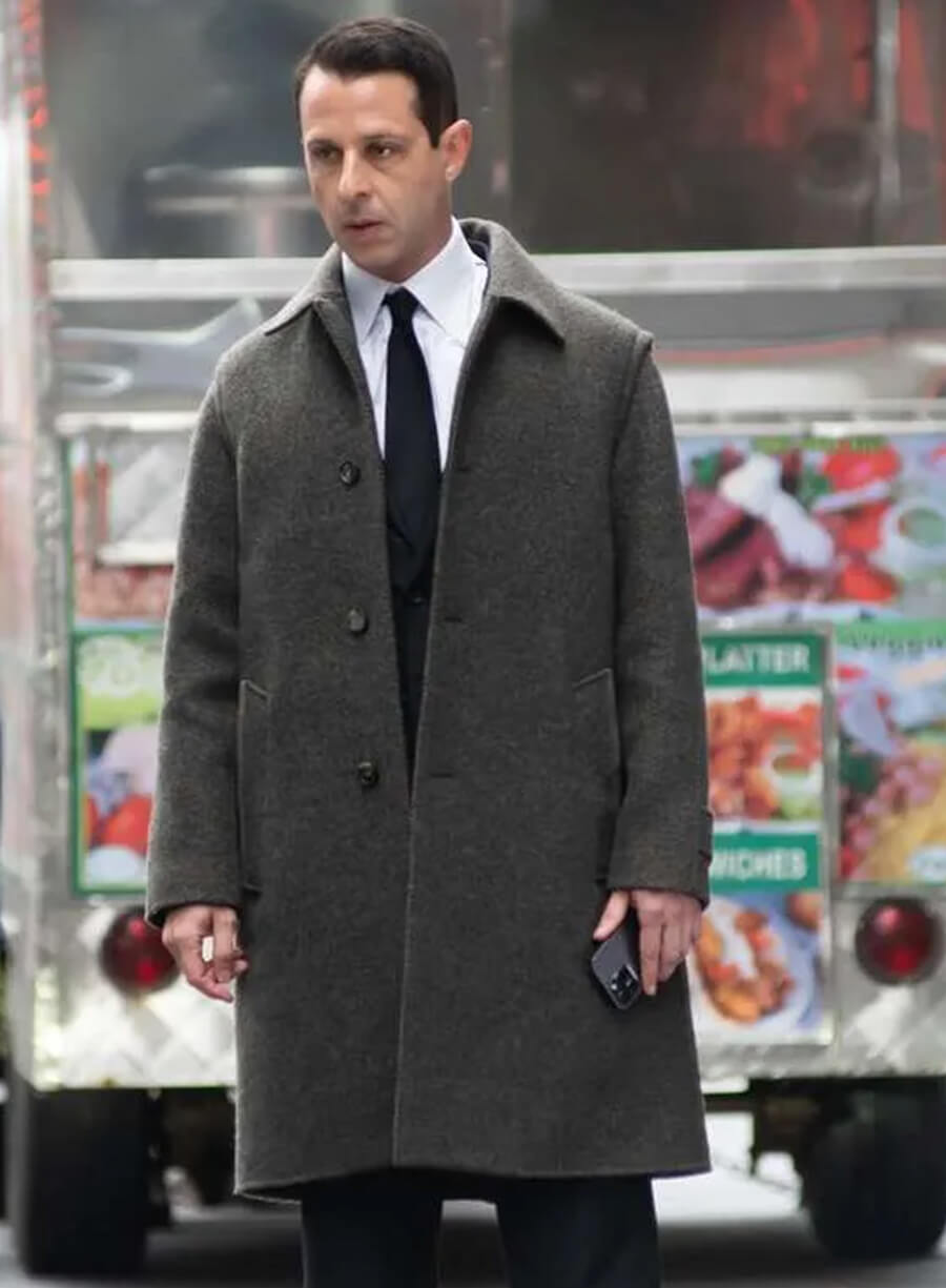 Harpoon DC Rose Dickson Inspired Grey Coat - Succession S04 Style