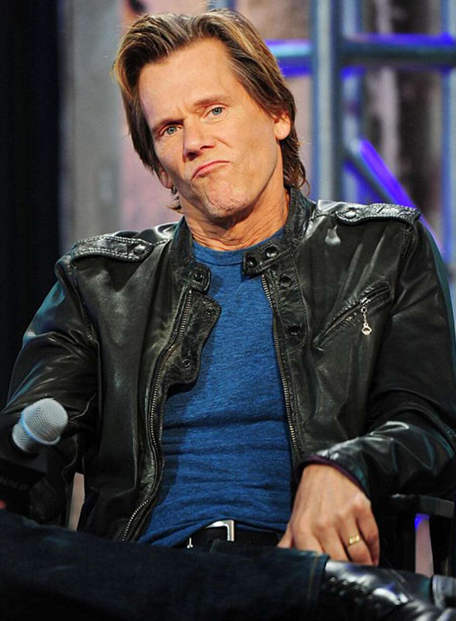 Harpoon Kevin Bacon Inspired Black Real Leather Leather Jacket