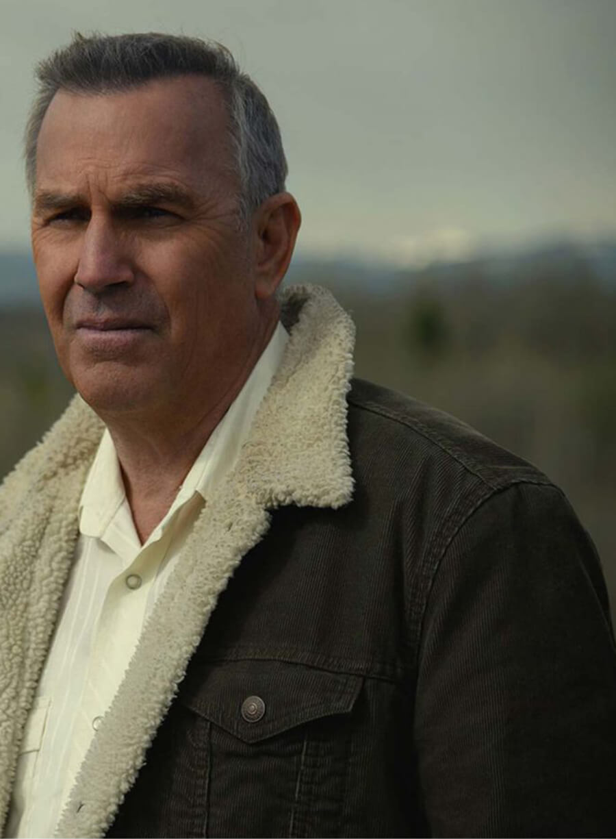 Harpoon Kevin Costner Inspired Black Cotton Fabric Cotton Jacket - Let Him Go Jacket Style