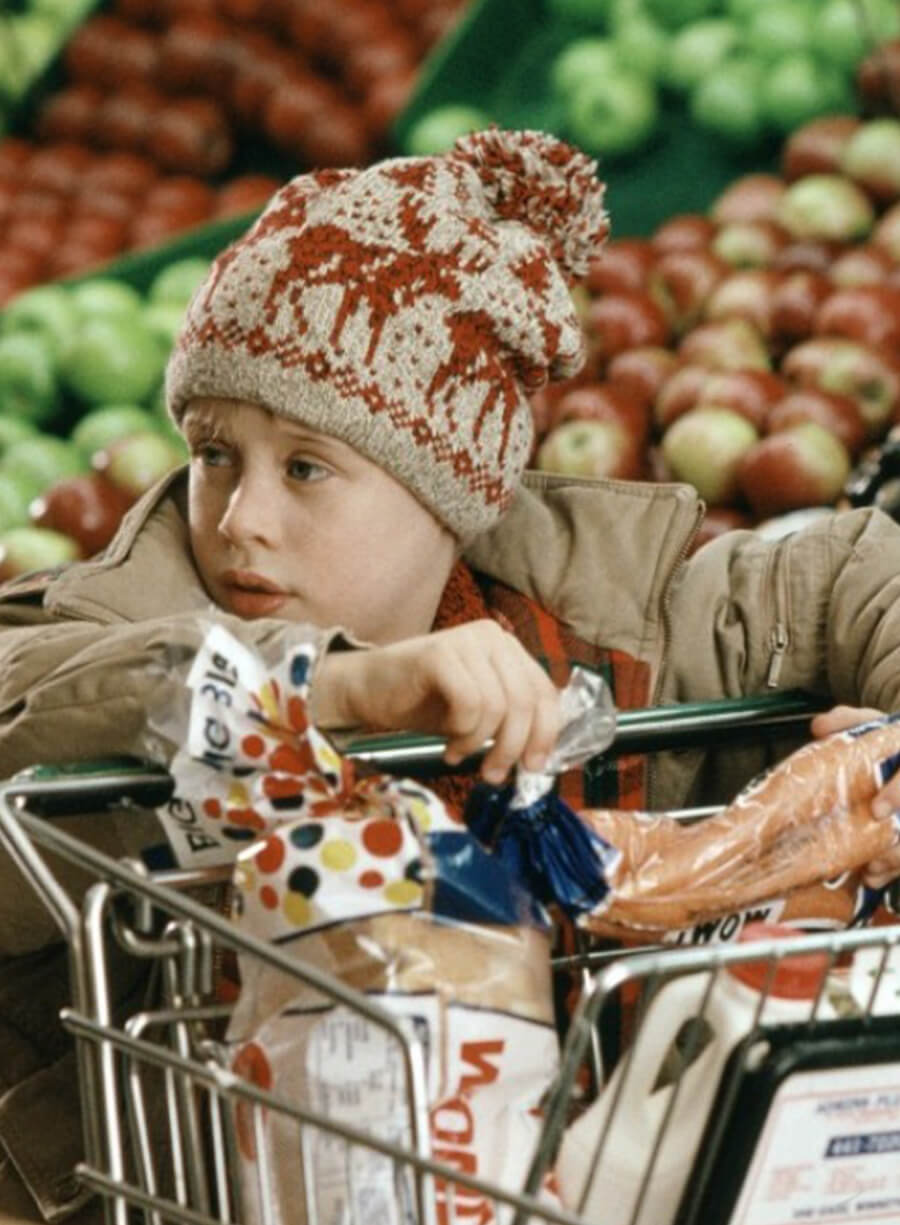 Harpoon Kevin McCallister Inspired Grey Leather Jacket - Home Alone Style