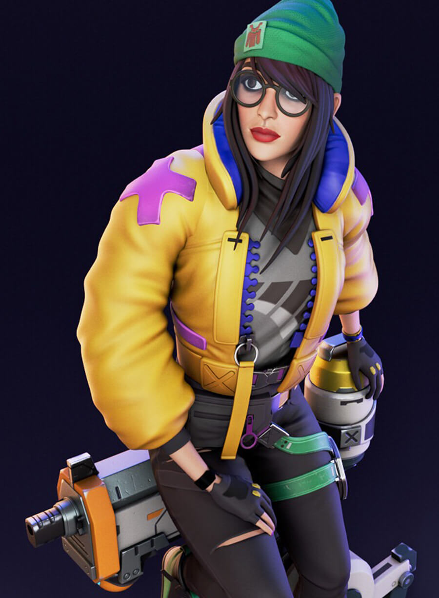Harpoon Killjoy Agent Yellow Inspired Yellow Leather Jacket