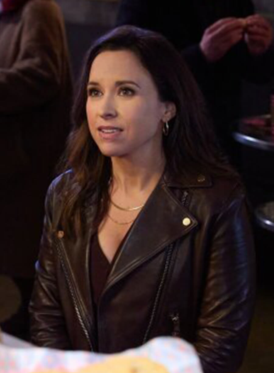 Harpoon Hannah Inspired Brown Leather Jacket - An Unexpected Valentine Style