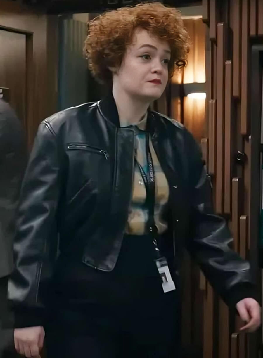 Harpoon DC Rose Dickson Inspired Black Bomber Jacket - Dept Q Style