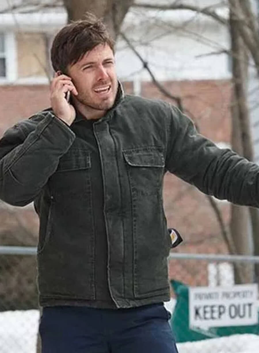 Harpoon Lee Chandler Inspired Black Leather Jacket - Manchester by the Sea Style