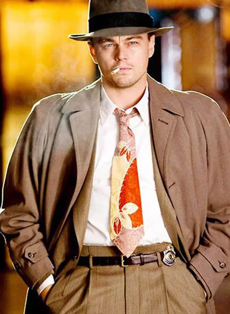 Harpoon Teddy Daniels Inspired Brown Coat - Shutter Island Style
