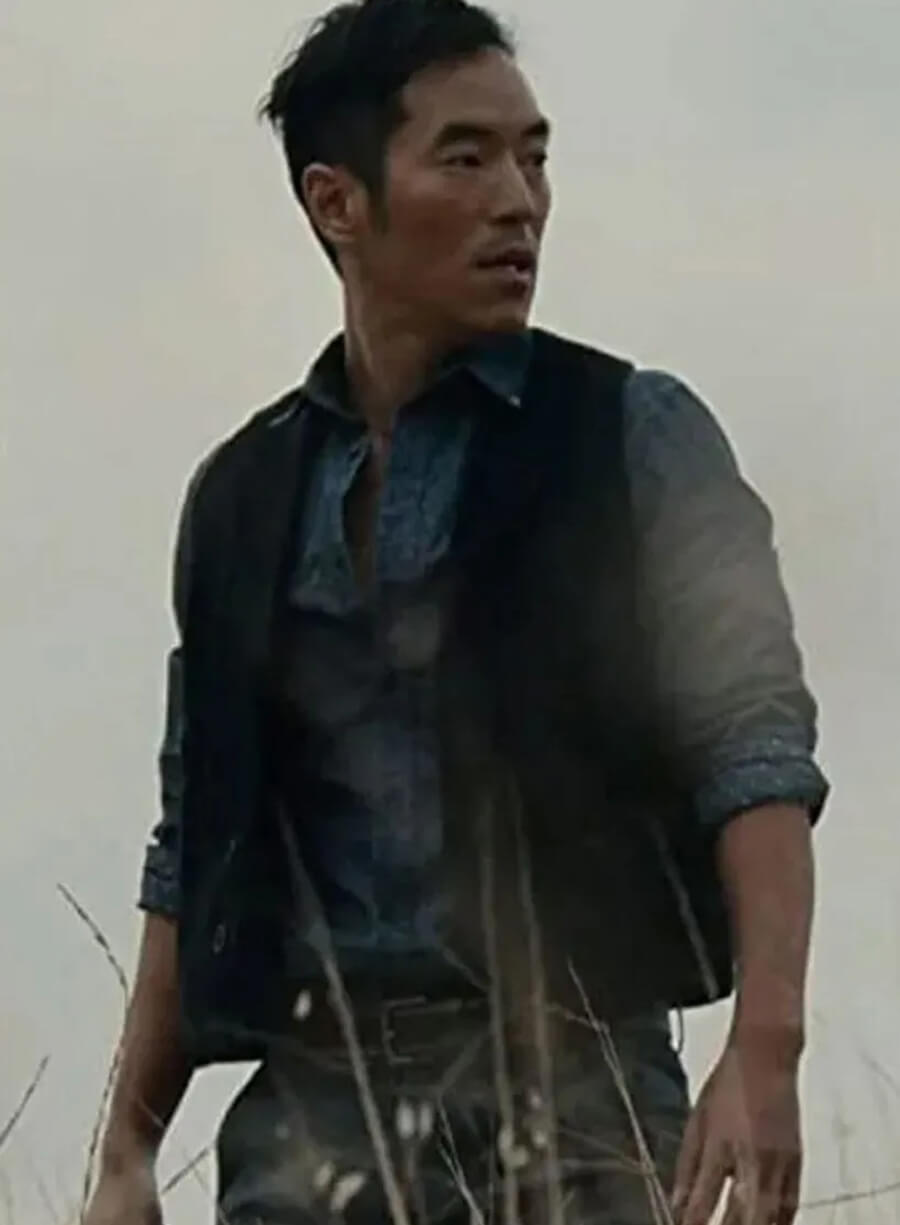 Harpoon Ashley Stubbs Inspired Black Leather Jacket - Westworld Tv Series Style