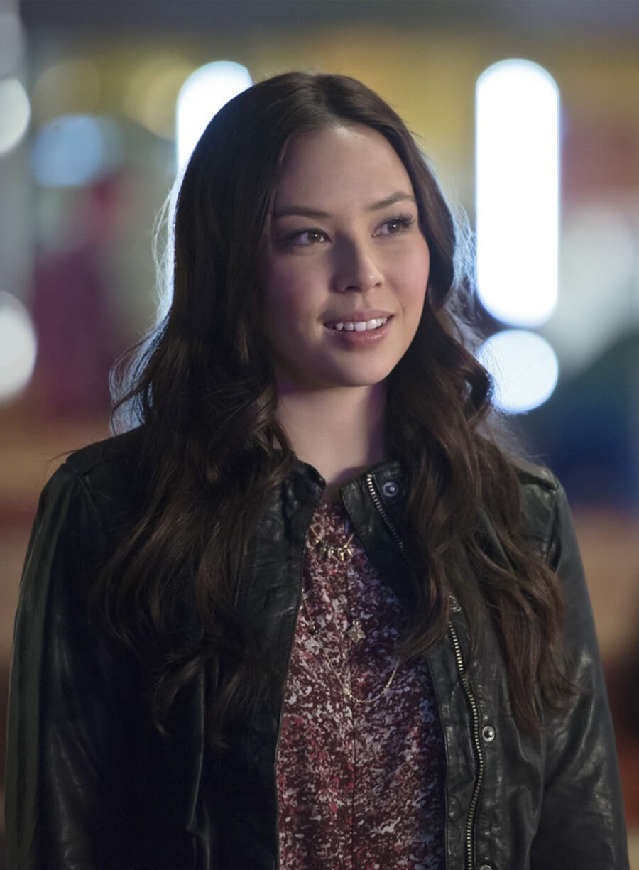 Harpoon Linda Park Inspired Black Leather Jacket - The Flash Style