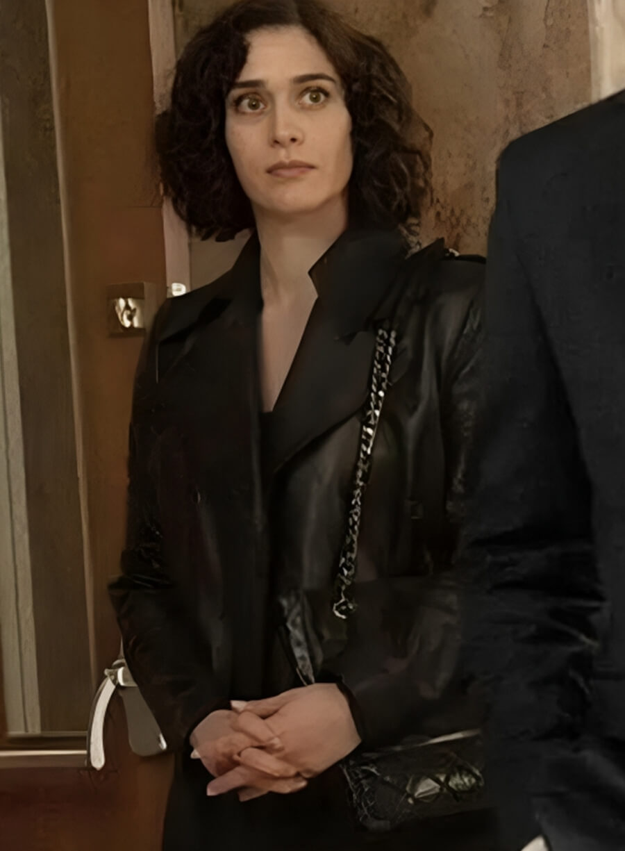 Harpoon Alex Forrest Inspired Black Real Leather Leather Jacket - Fatal Attraction Style