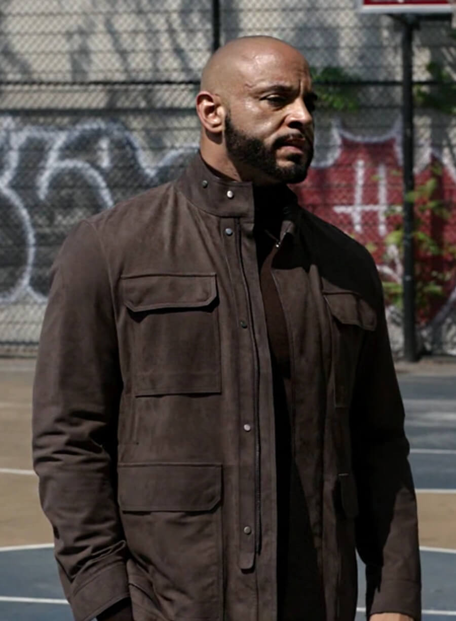 Harpoon Lorenzo Tejada Inspired Brown Leather Jacket - Power Book II: Ghost Style