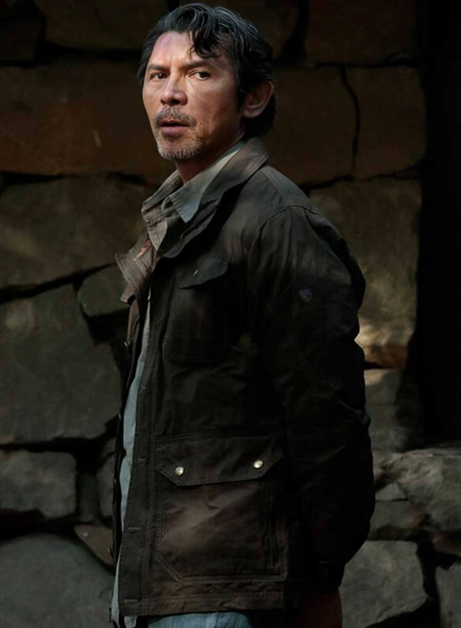Harpoon Saul Guerrero Inspired Brown Cotton Fabric Cotton Jacket - Blindspot Tv Series Style