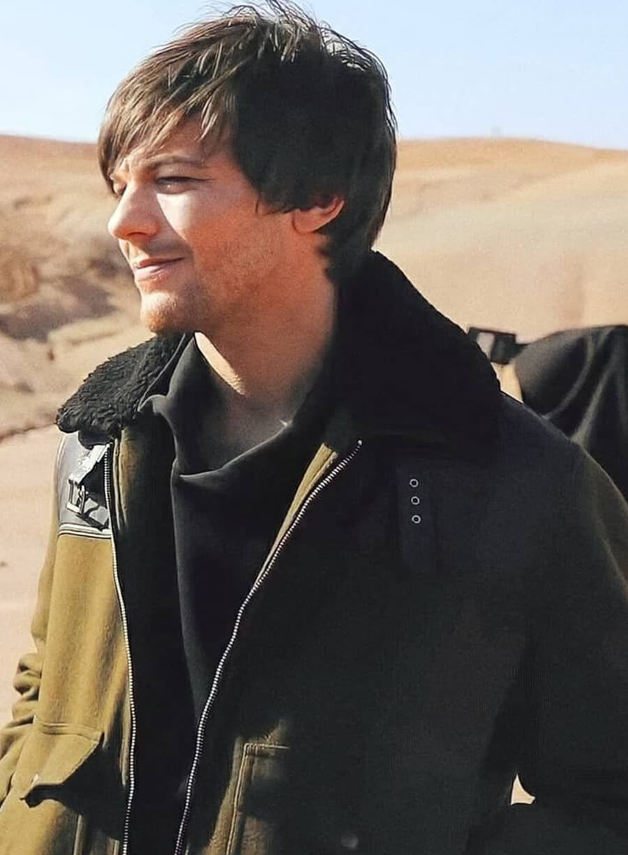 Harpoon Louis Tomlinson Inspired Multicolor Hooded Jacket