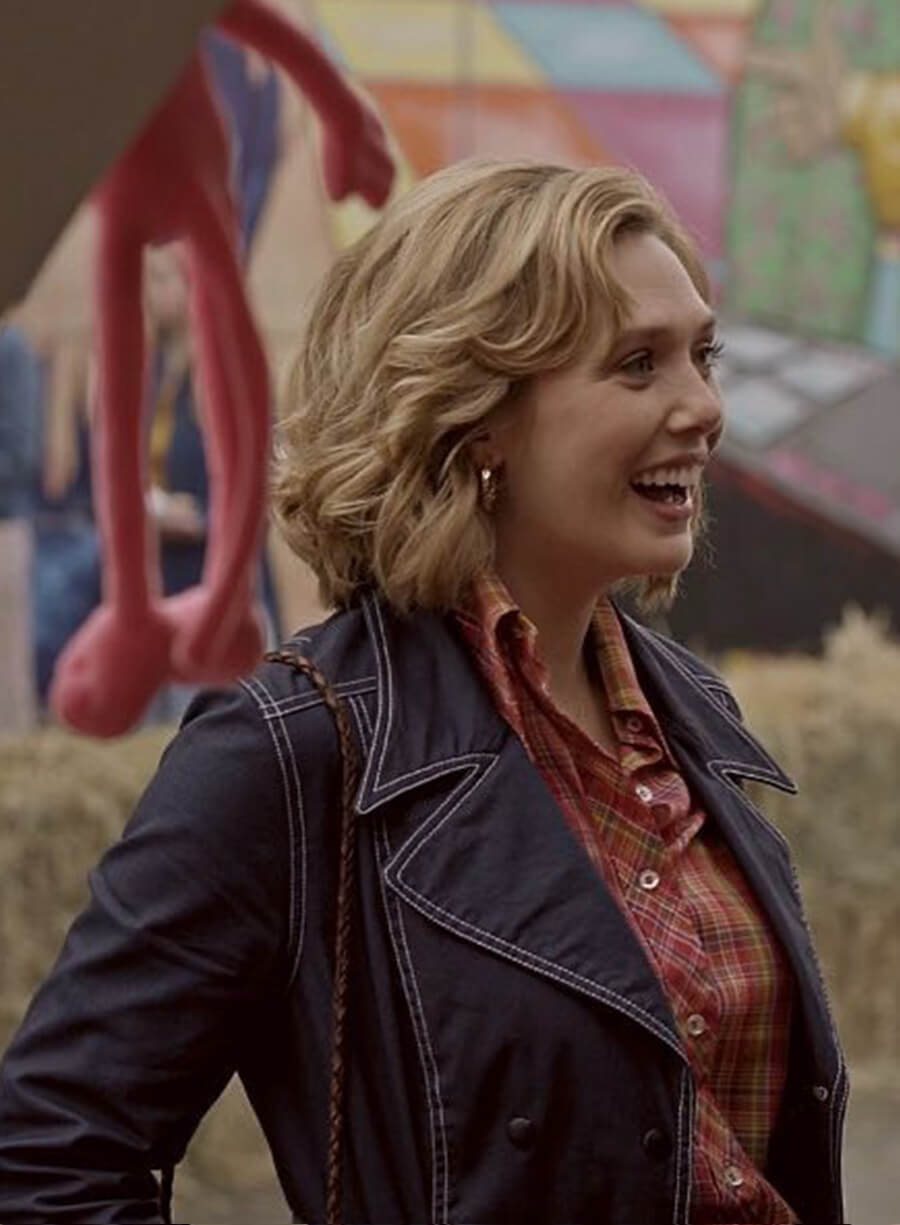 Harpoon Candy Montgomery Inspired Blue Leather Jacket - Love and Death Style