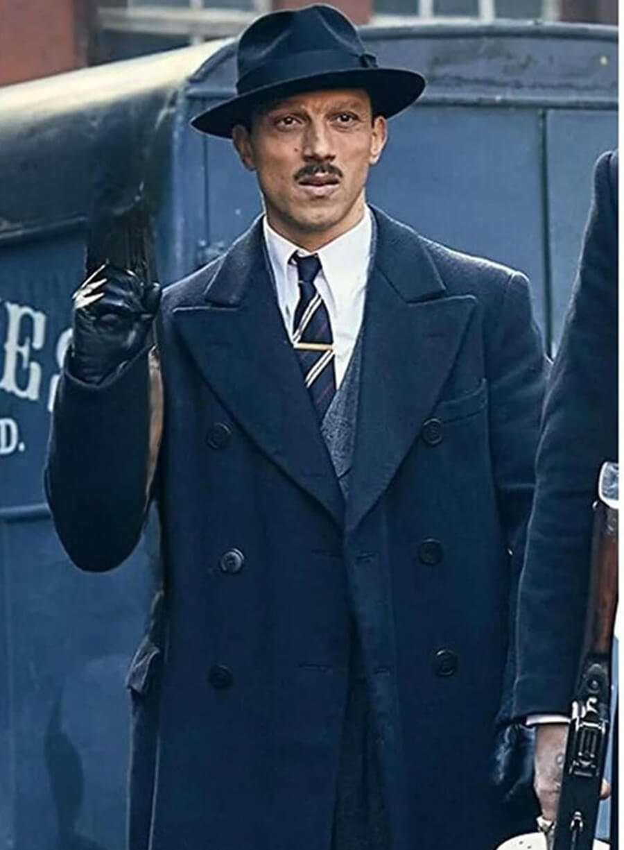 Harpoon Luca Matteo Zizzari Inspired Black Coat - Peaky Blinders Style